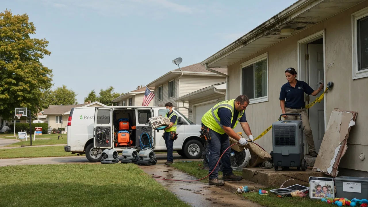 Water Damage Restoration in Tinley Park, IL near me